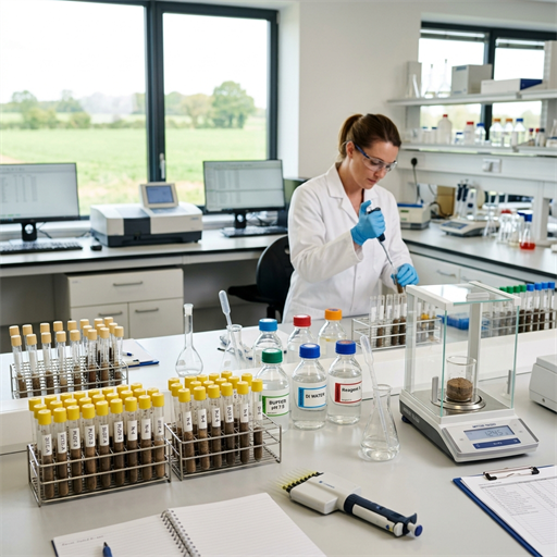 Laboratorio de análisis de suelos NVA